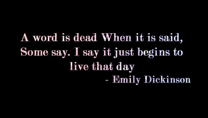 Emily Dickinson Famous Quote